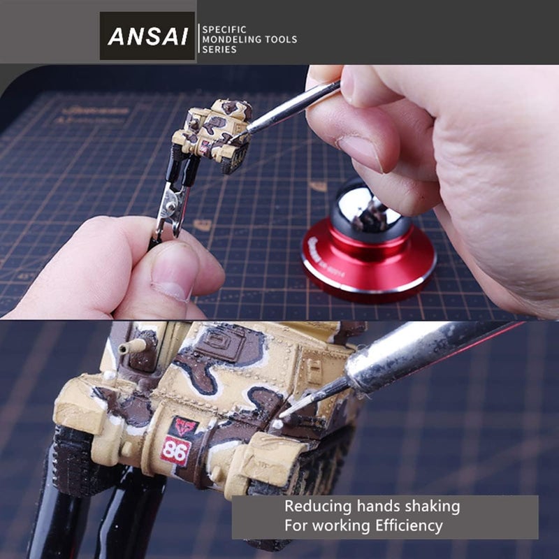 ANSAI Handheld Stabilizer for hobbyists Modeling Tools Military Scale Models Miniature Model Figure Handcraft Painting Carving tweezer Electronic - Image 4